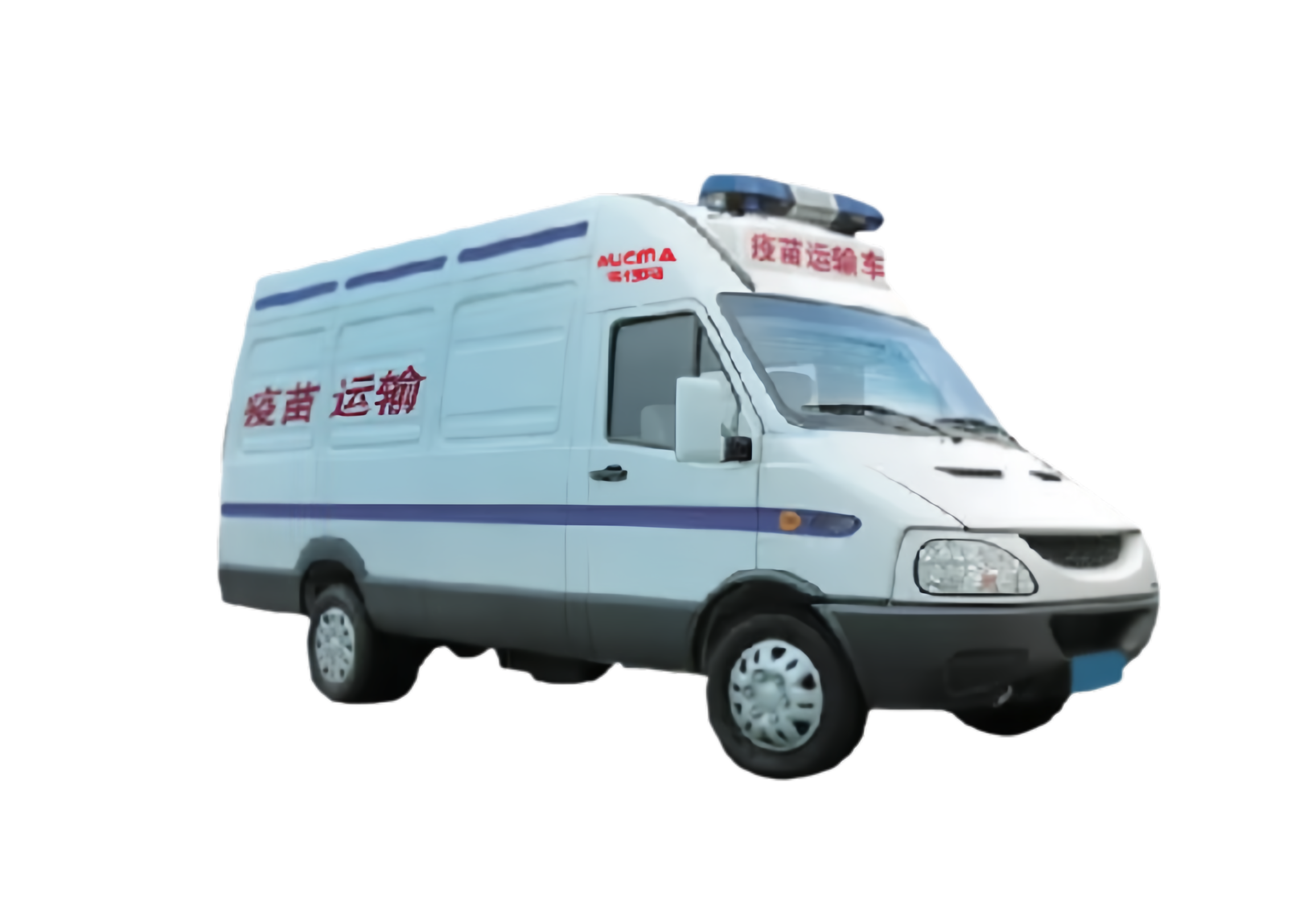 vaccine transport truck